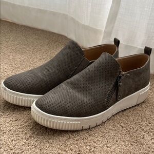 SOUL Naturalizer Grey Perforated Loafers